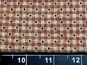 Tina Scrap 9"x21" Country Rustic Retro Tiny Mini Star Patriotic Cotton Fabric - Picture 1 of 1