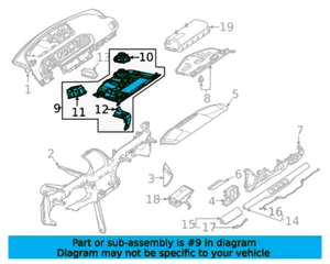 Ginocchiera quadro strumenti sinistro Mercedes Classe GLE W167 A1676802509 - Foto 1 di 5