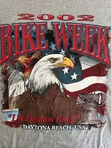 2002 Daytona Bike Week T Shirt Size XL - Picture 1 of 2