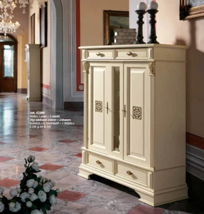 Kommode Anrichte Schrank Sideboard Garderobe Italienische Möbel Antik Stil Holz - Bild 1 von 8