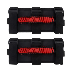 2pcs Roll Cage Circular Grip Handle Bars Fit for Jeep Wrangler JL JK TJ JLU JKU - Picture 1 of 7
