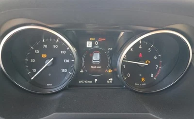 Range Rover Evoque 2018-2019 OE velocímetro calibre grupo 77 k millas Land Rover Foto 1 de 4