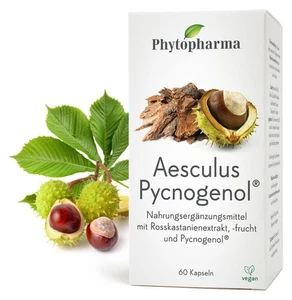Phytopharma Aesculus Pycnogenol 60 Kapseln - Bild 1 von 2