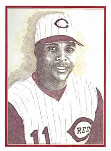Página de artículo de colección Barry Larkin - SS - Cincinnati Reds - Beckett mensual - Imagen 1 de 5