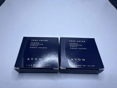 Sombra de ojos en polvo Avon True Color única - clásica perla blanca; moca helada Foto 1 de 2