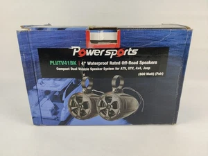 Pyle Sistema di altoparlanti 2 vie doppio impermeabile marino fuoristrada 800 W 4 pollici PLUTV41BK - Foto 1 di 6