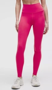 Lululemon NWT $98 Women’s Wunder Train HR Tights size 0 Pink G11 - Picture 1 of 9