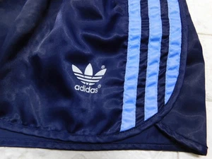ADIDAS PANTALONCINI NYLON SPRINTER SHINY SHORTS GLANZ PANTS 213 VINTAGE 70'S D6 - Foto 1 di 4