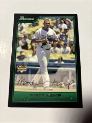 2006 Bowman Draft #BDP1 Matt Kemp Rookie Card RC Los Angeles Dodgers - Image 1 of 2