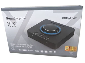 Creative Sound Blaster X3 Digital Audio Converter 32bit/192kHz Tested Working - Picture 1 of 8