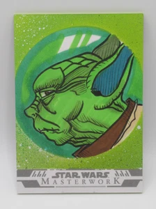 Topps Star Wars Masterwork 2024 Master Yoda Sketch Card 1/1 Eric Medina Artist - Picture 1 of 2