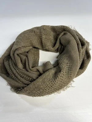 Bufanda infinita de punto suave azul marino antiguo para mujer color topo 28x72 acogedora capucha cálida marrón tostado Foto 1 de 4