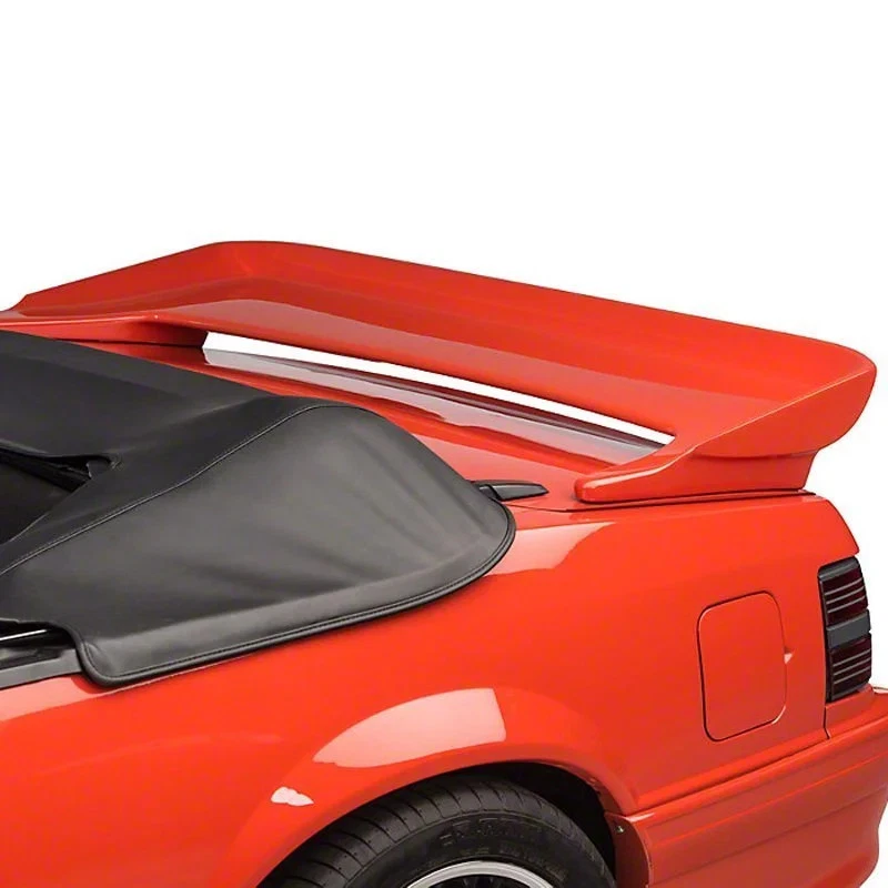 For Ford Mustang 83-93 Factory Saleen Style Fiberglass Rear Spoiler Unpainted - Image 1 of 3