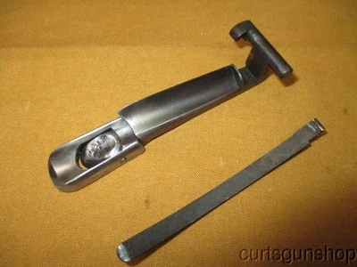 US Springfield Model 1898 Bolt Action 30-40 Krag Rifle Follower Carrier Spring - Image 1 of 4