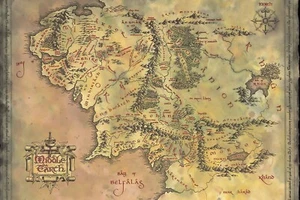 The Lord of the Rings Middle Earth Map neu Maxi Poster 91,5x61 cm - Bild 1 von 1