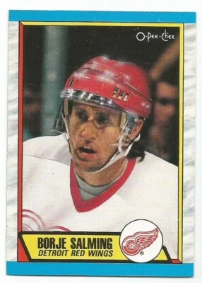 BORJE SALMING 1989-90 O-PEE-CHEE CARD MINT CONDITION - Image 1 of 2