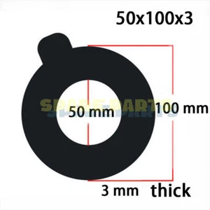 4-teiliges Schaufelbolzen-Unterlegscheiben-Set 50 mm * 100 * 3 für Bagger John Deere 50C 50D 50G 60G - Bild 1 von 4