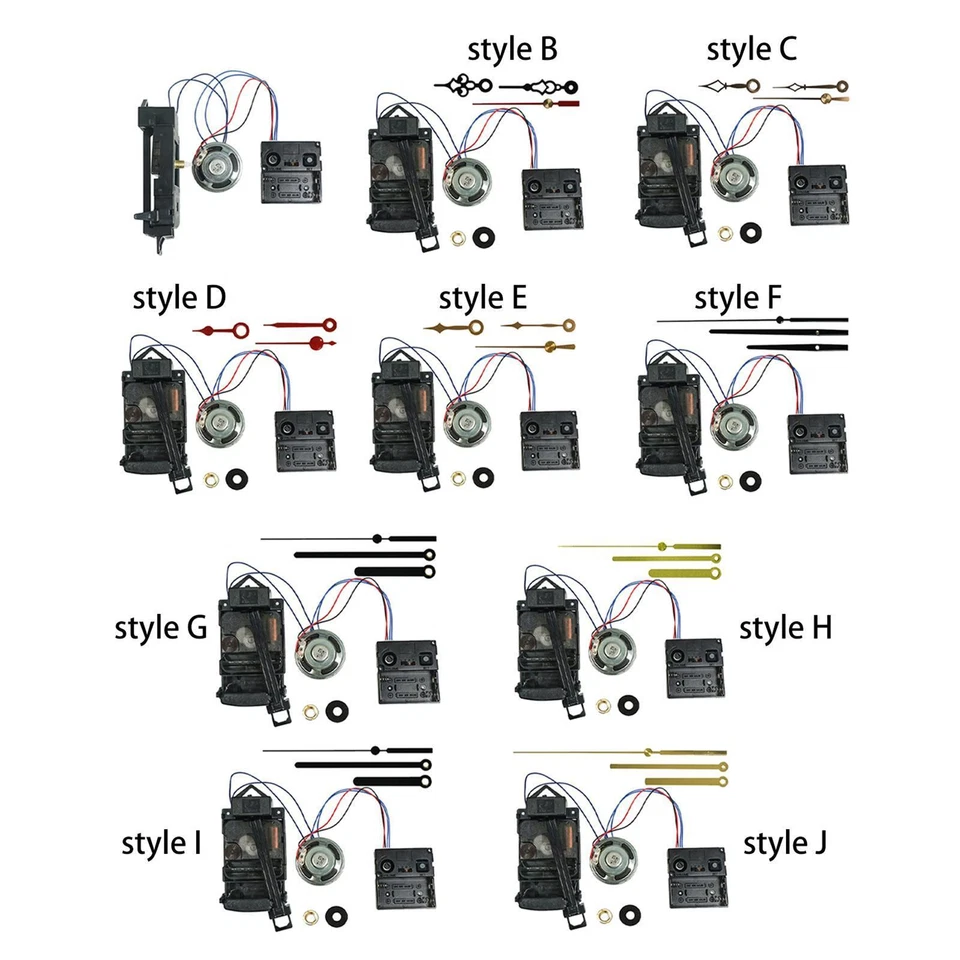 DIY Pendulum Clock Kit with Extended Shaft for Music Box - Image 1 of 1