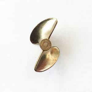 PROPELLER 435 Bronze prop 4mm shaft 2 blade 35mm Diameter RC boat P82 - Picture 1 of 5