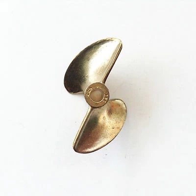 PROPELLER 435 Bronze prop 4mm shaft 2 blade 35mm Diameter RC boat P82 - Image 1 of 4