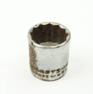 Craftsman -G- 11/16" 12 Point Shallow Chrome Socket 3/8" Drive 44336 USA - Picture 1 of 3