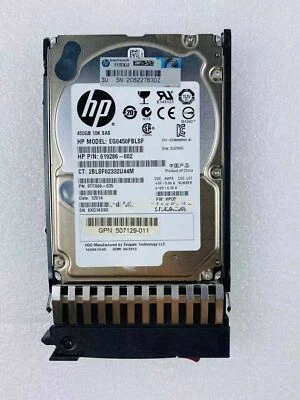 581284-B21 HP 581310-001 450GB 6G SAS 10K 2.5in DP ENT HDD - Image 1 of 3