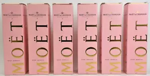 6 x Moet & Chandon Rose Champagne Gift Boxes (Empty Gift Boxes) - Picture 1 of 1