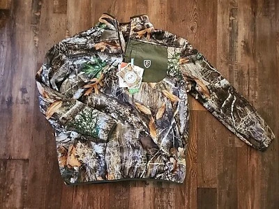 Drake Non typical Ladies Endurance 1/4  Zip pullov Jacket Agion Realtree Edge XL - Image 1 of 3