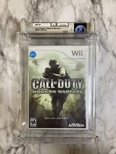 CALL OF DUTY MODERN WARFARE WII SEALED GAME 9.6 / SEAL A+ Graded