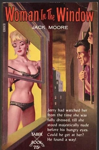 Woman in the Window Jack Moore Vintage Sleaze GGA Pulp Saber Paperback VG - Picture 1 of 1