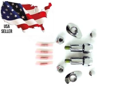 Harley Softail FatBoy Fat Boy HD 53959-06 Chrome Turn Signal Relocate Relocation - Image 1 of 4