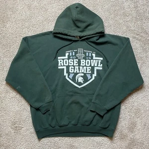 Michigan State University Football 2014 Rose Bowl Game Hoodie Sweatshirt XL - Picture 1 of 5