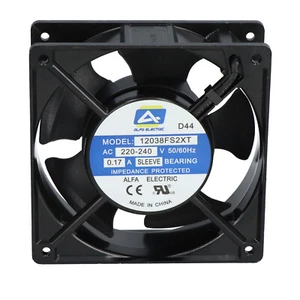 LOTTO 5X Alfa Electric 12038FS2XT Brushless Fan New NMP 220V - Photo 1/4