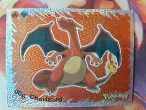 Pokemon Evoluciones Metal PRISM Charizard Holo Sticker 006 NOT Official Pokemon - Bild 1 von 2