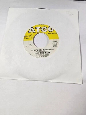 The Bee Gees - I've Gotta Get a Message to You; Kitty Can -45 RPM  VG+ F6 - Image 1 of 2