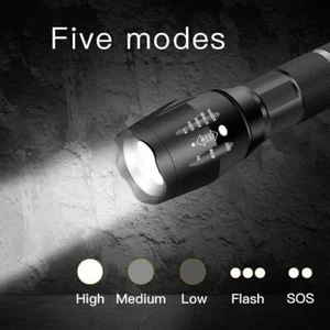 1/2/3stk LED Polizei Taschenlampe Swat T6 Taktische Militär Zoom Camping Licht G - Bild 1 von 14