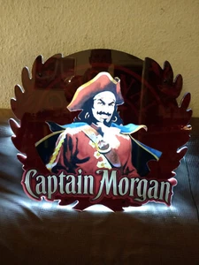 ESTRAKON Captain Morgan LED Leuchtreklame Leuchtwerbung 61x57x2 cm - Bild 1 von 9