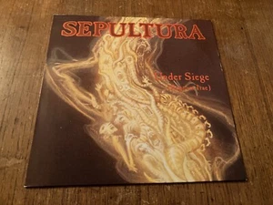 SEPULTURA Under Siege 12" Maxi-Single Vinyl 1991 RARE Dutch 1st Press Soulfly - Picture 1 of 4