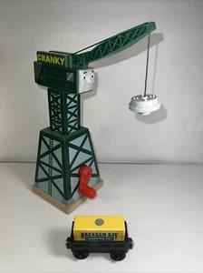 Tanque de tren de madera Thomas & Friends Green Cranky The Crane 2012 Y4368 - Imagen 1 de 17