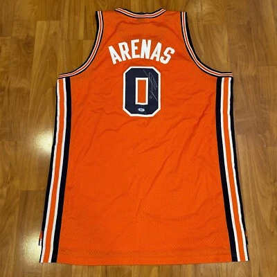 Gilbert Arenas Signed Washington Bullets Jersey Authentic Hardwood Classics PSA - Image 1 of 4
