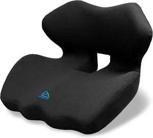 Ergonomic Memory Foam Seat Cushion for Office Chair, Car Seat, Gaming Chair, Din - Bild 1 von 12