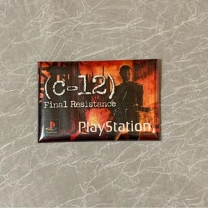 Collectible Gamer Pin PlayStation C-12 Final Resistance Badge 2002 - Picture 1 of 6