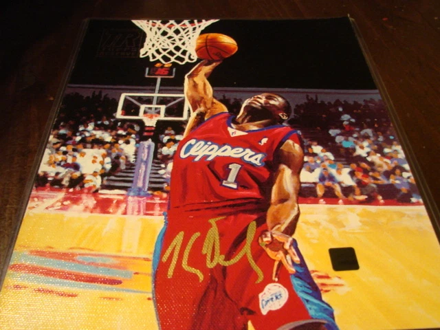 Keyon Dooling Autograph / Signed 8 x 10 Photo 2000-01 Topps Reserve Canvas Photo - Image 1 of 1