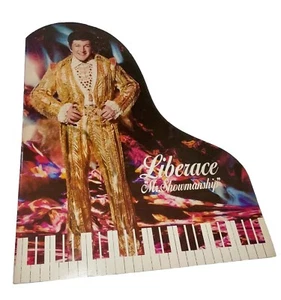 Vintage Liberace Mr Showmanship Piano Shaped Concert Program - Picture 1 of 6