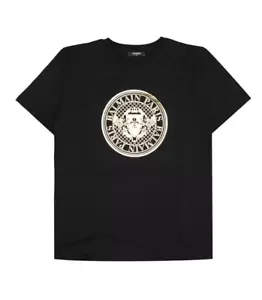 CAMISETA BALMAIN MUJER SS CAMISETA MONEDA LOGO BT8P91 930OR - Imagen 1 de 1
