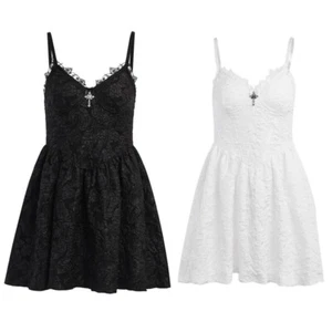 Gothic Style Lace Bodycon Dress Sexy Backless Dress Tight Short Dresses - Bild 1 von 12