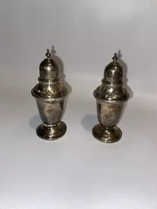 Vintage seltenes Sammlerstück Alvin Salz Pfeffer Shaker Set Elektroplatte silber - Bild 1 von 8