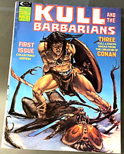 KULL & THE BARBARIANS #1 (FN/VF) Robert E Howard 1975 Marvel Neal Adams Gil Kane