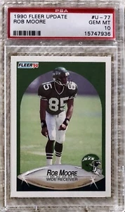 1990 FLEER UPDATE ROB MOORE RC PSA 10 LOW POP - Picture 1 of 2