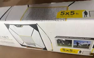 SKLZ Quickster Portable Quick Assembly Multi-Sport Net - 5' x 5' Baseball Soccer - Picture 1 of 1